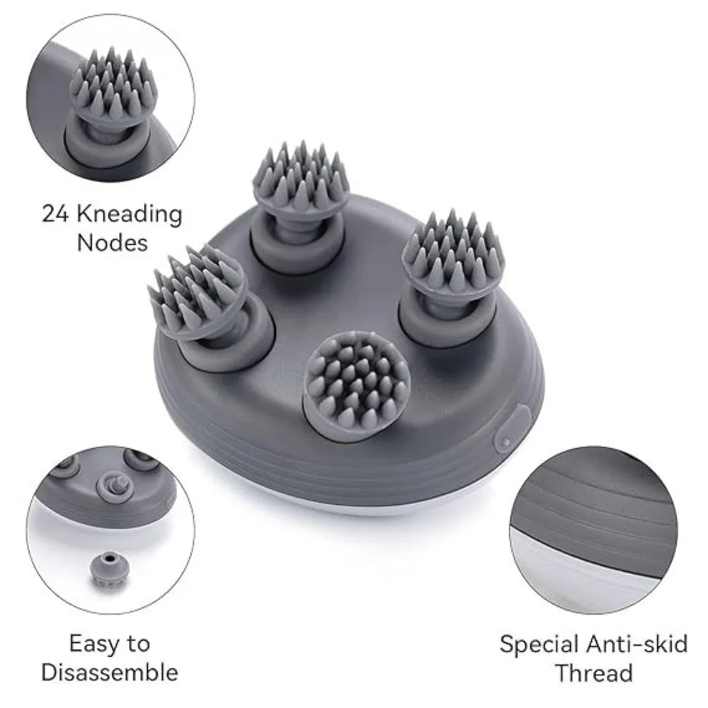 Silicone Smart Electric Scalp Massager
