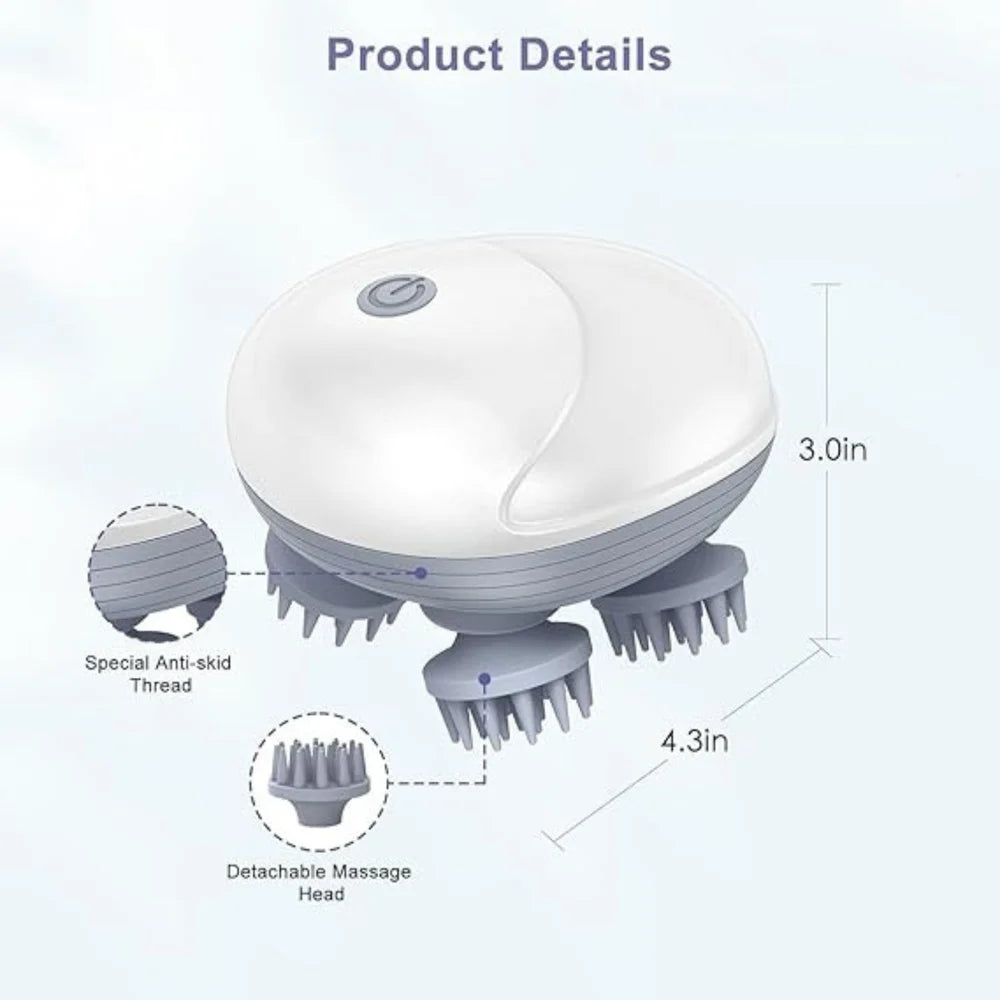 Silicone Smart Electric Scalp Massager